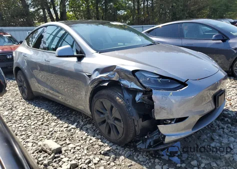 2024 Tesla Model Y from USA, damaged, VIN 7SAYGDEE1RA328570